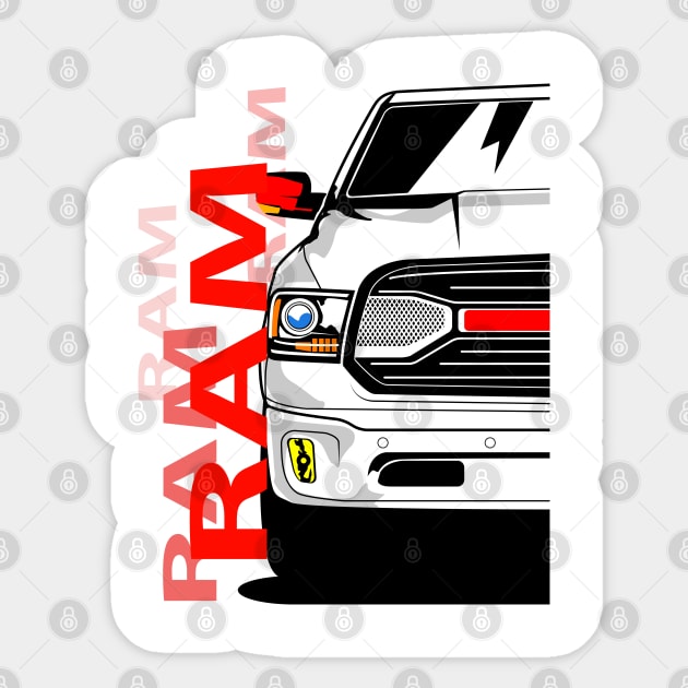 RAM 1500 2016 Sticker by gaplexio